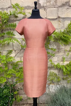 Hepburn Dress in Blush 8-10 (2)