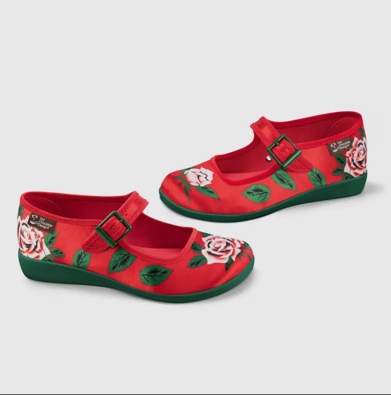 Hot Chocolate Chocolaticas® Blossom Shine Mary Jane Flat