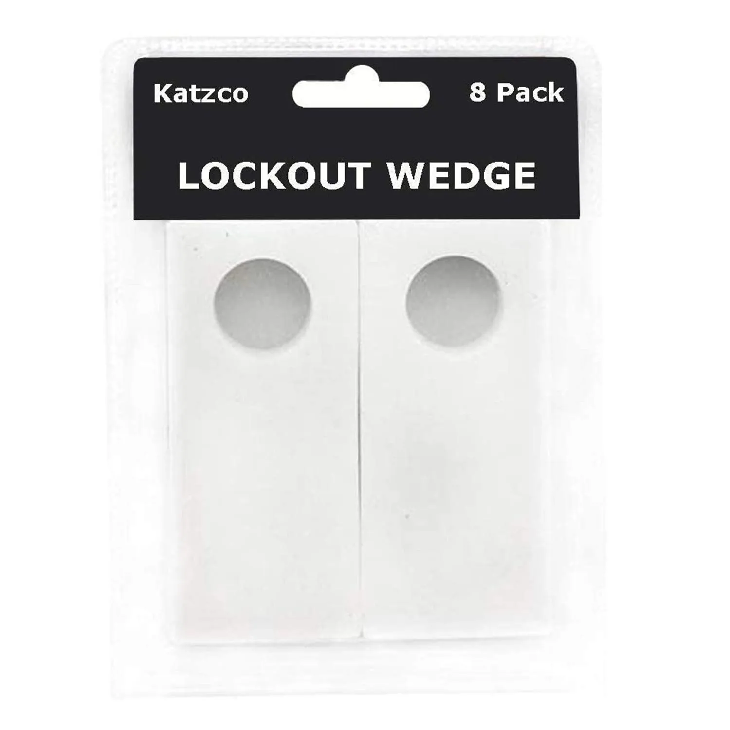 Katzco Plastic Doorway Wedge Kit - 8 Pack, Thin Door Propping Tool - Ideal for Car Repair