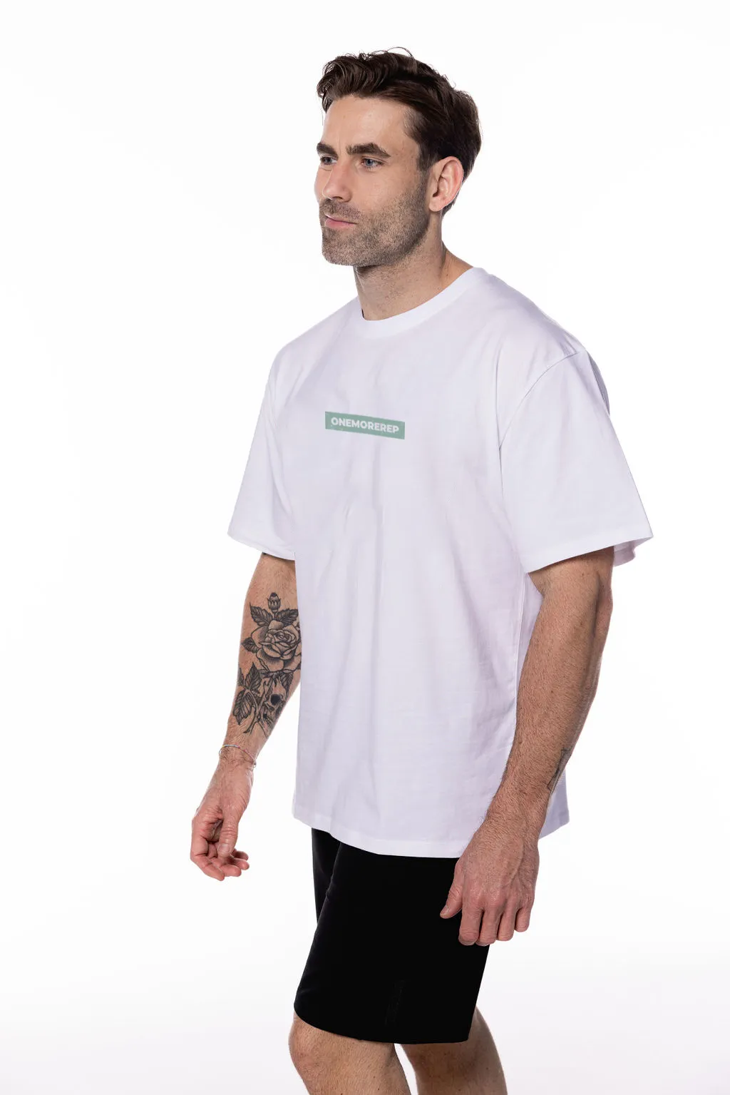 Lifting Club Tee White/Sage