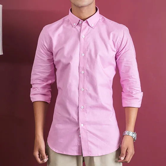 Light Pink Oxford Cotton Shirt