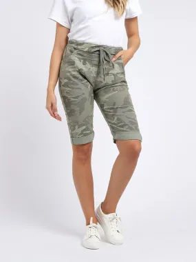 Magic Camo Shorts - Kahki - Two Sizes