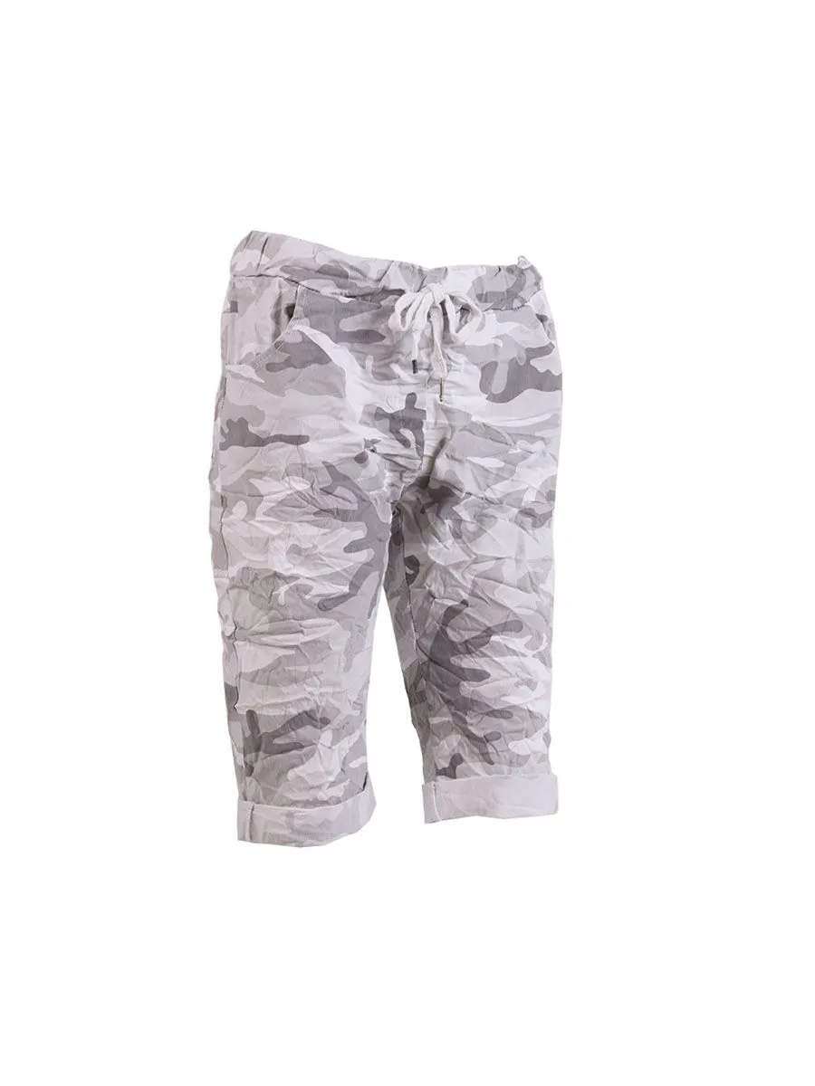 Magic Camo Shorts - White/Grey- Two Sizes