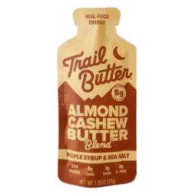 Maple Syrup & Sea Salt Almond Cashew Butter Blend by Trail Butter