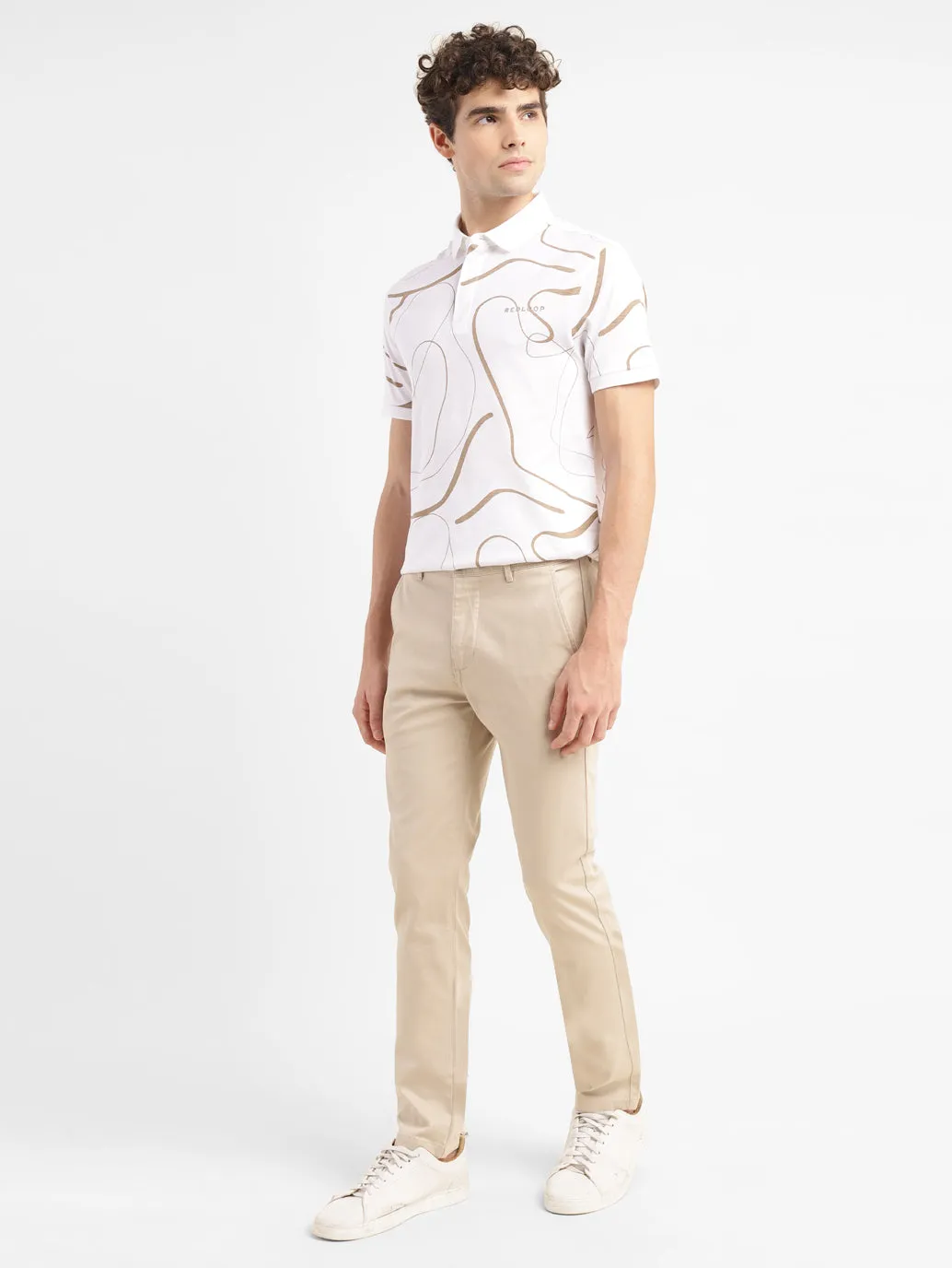 Men's 511 Beige Slim Fit Chinos