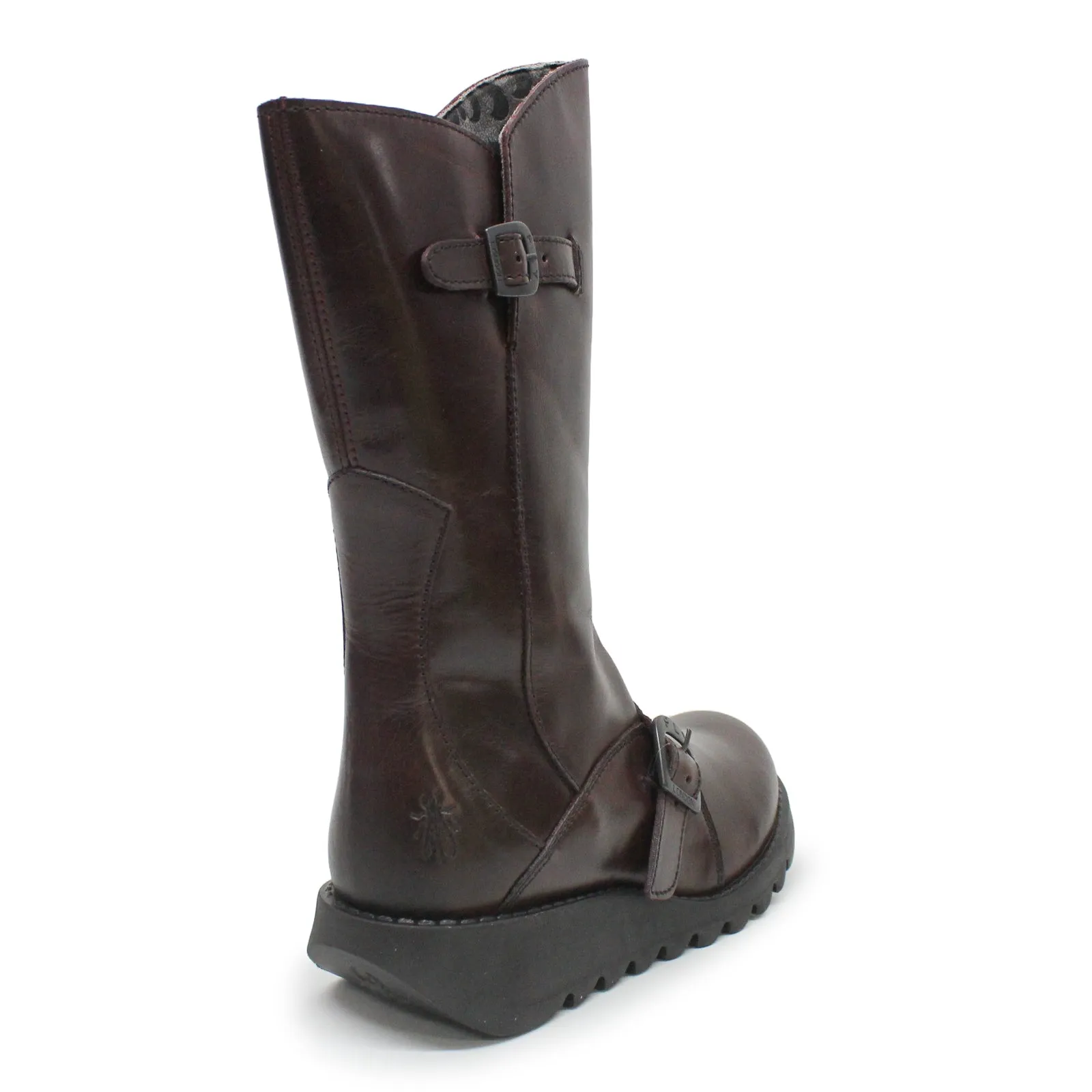 MES 2 Leather Women's Zip Up Mid Calf Boots