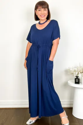 Mila Maxi Dress - Navy