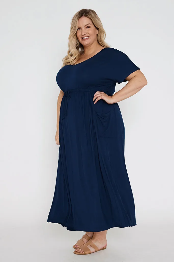 Mila Maxi Dress - Navy