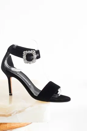 NEW Black ankle strap sandals RRP £700