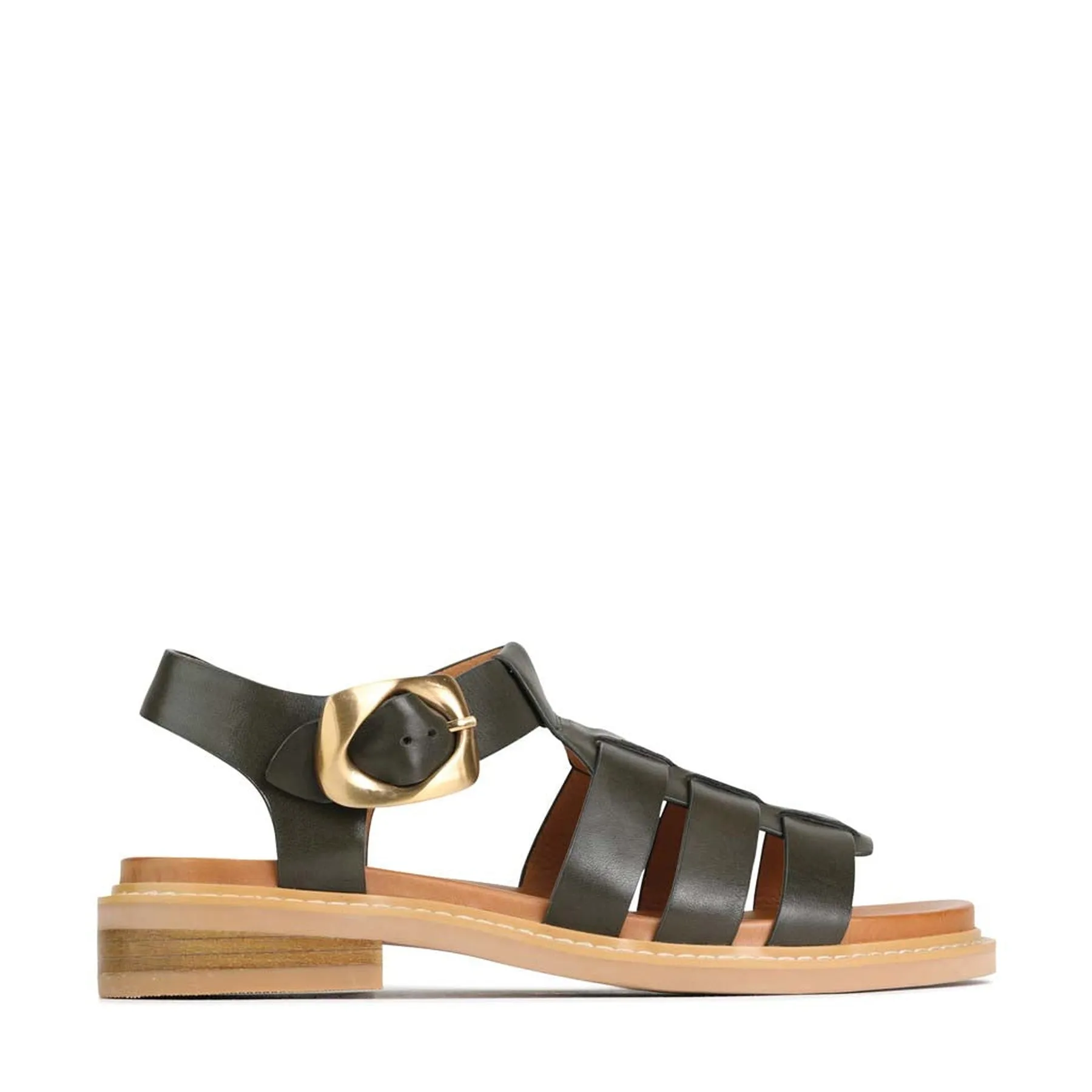 ORNAMENT LEATHER SANDALS