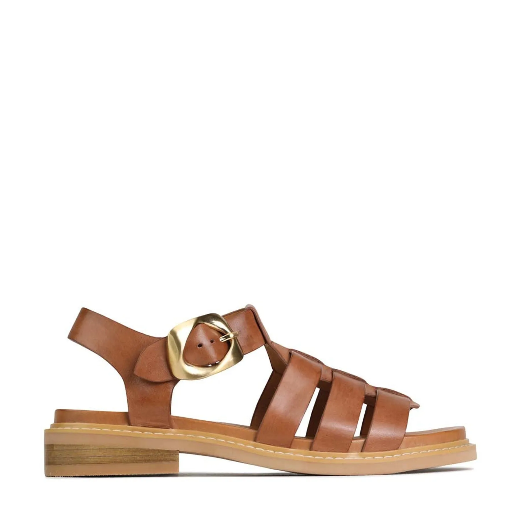 ORNAMENT LEATHER SANDALS