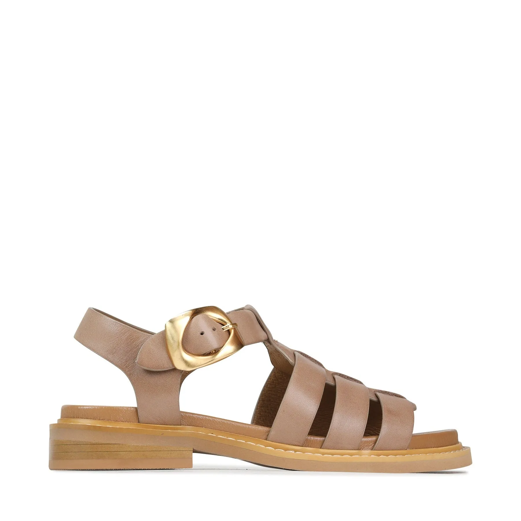 ORNAMENT LEATHER SANDALS