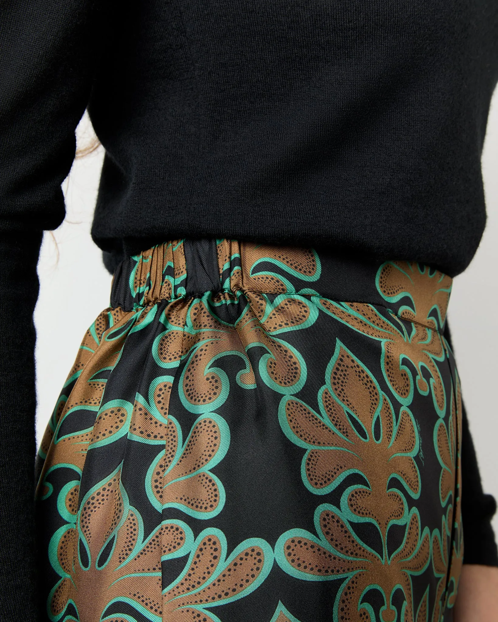 Pajama Pant in Herald Silk Twill