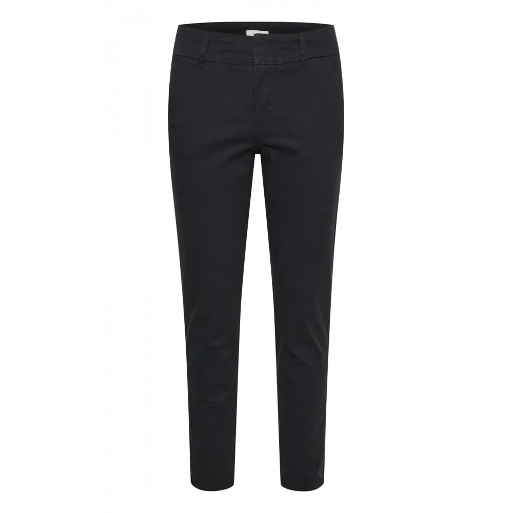 PART TWO SOFFYS COTTON TROUSERS BLUE GRAPHITE