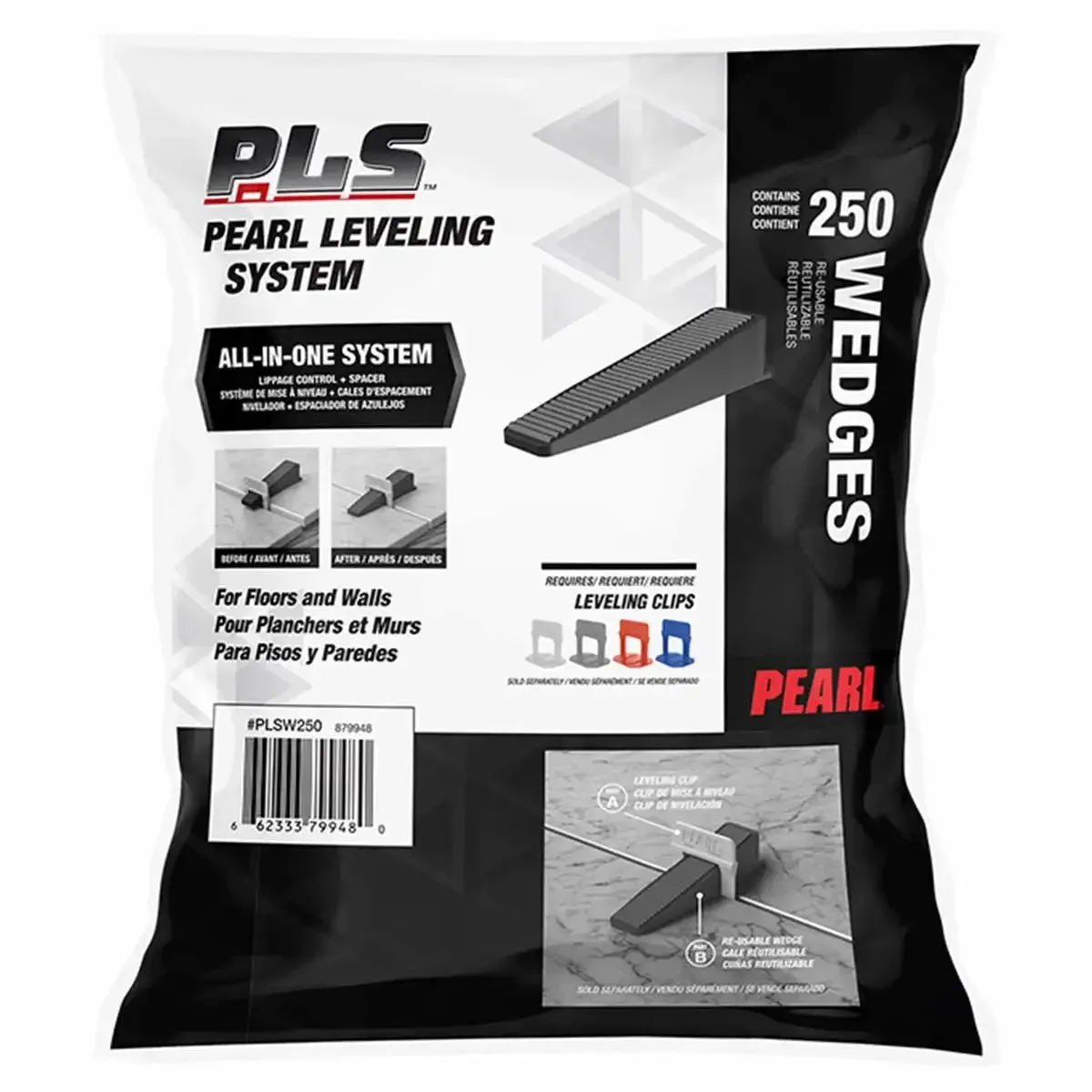 Pearl Leveling System PLS Wedges