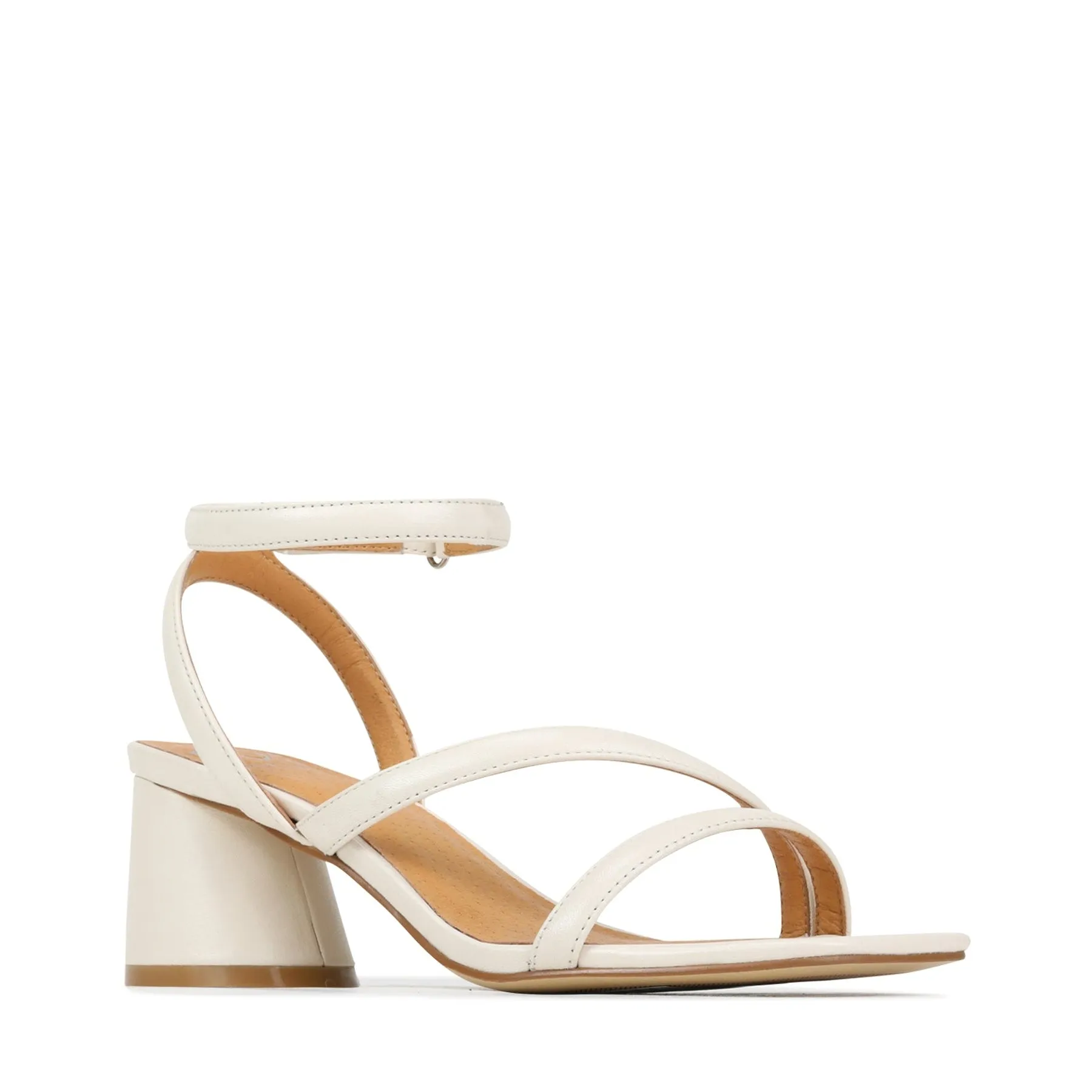 PETRICIA BLOCK HEEL SANDAL LEATHER