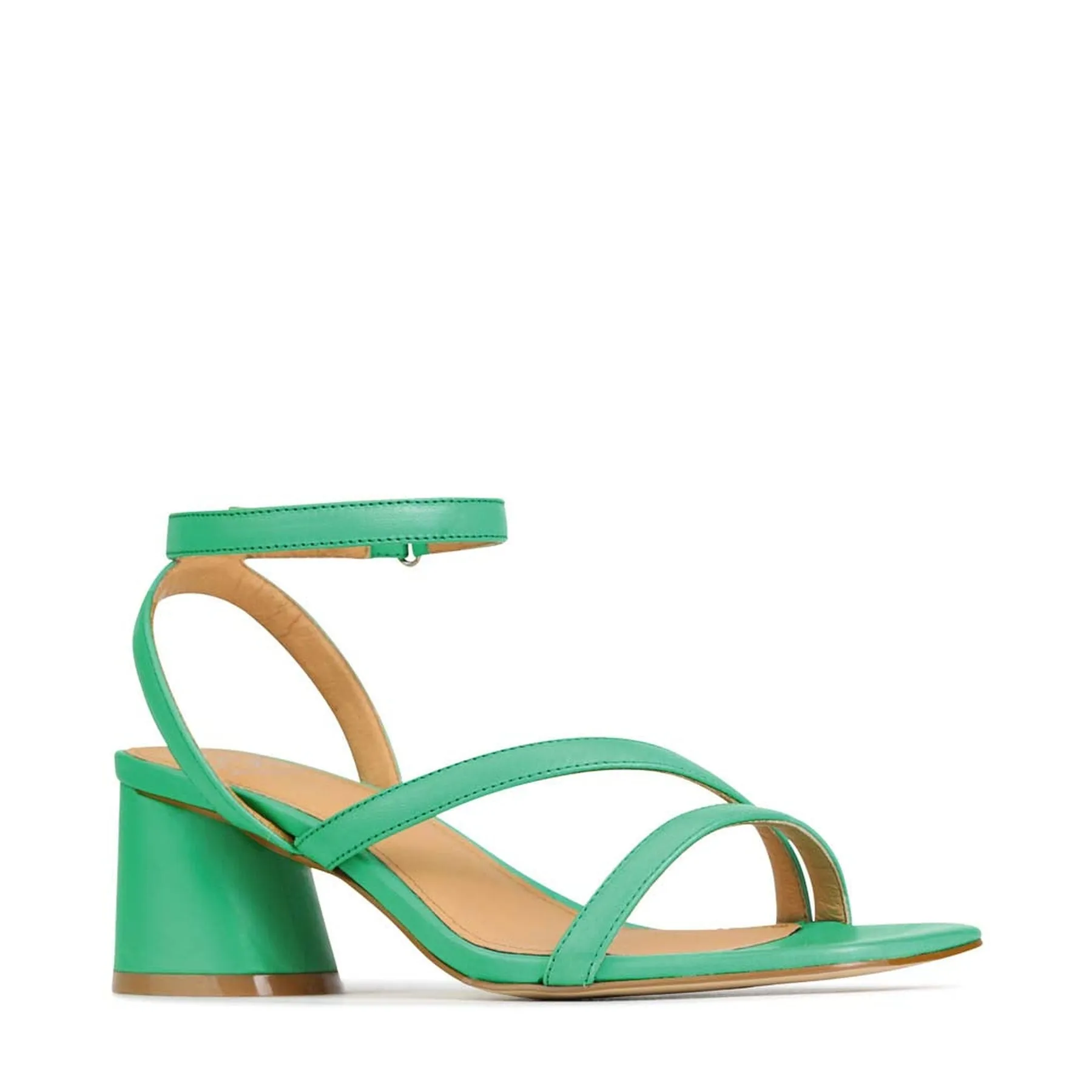 PETRICIA BLOCK HEEL SANDAL LEATHER