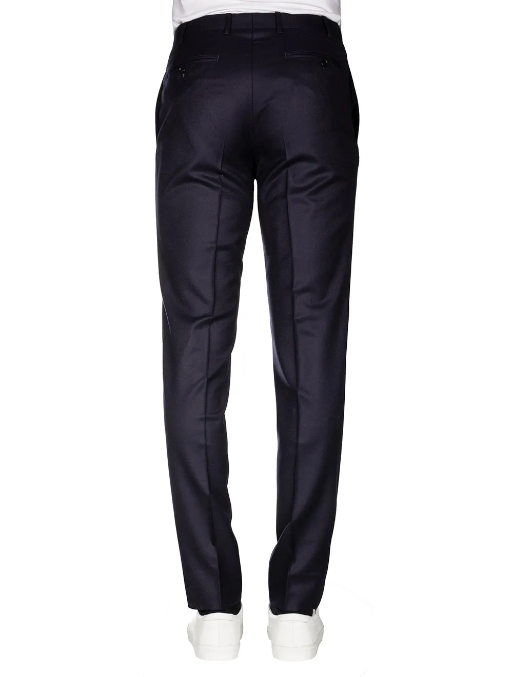 Plain Trousers-Navy