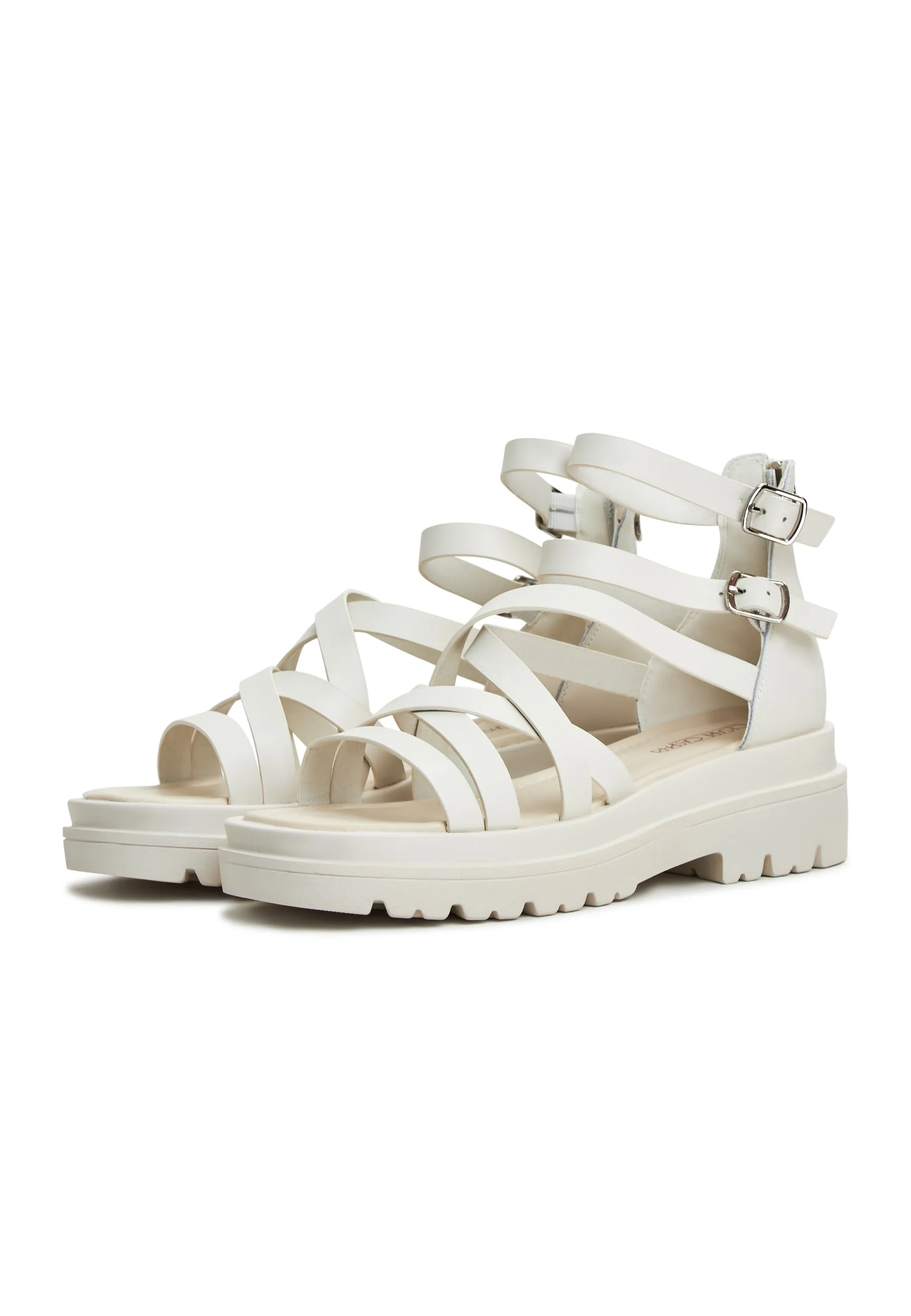 Platform Sandals Tatiana - White