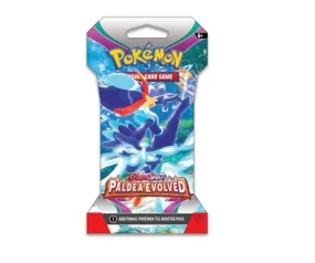 Pokemon Scarlet & Violet Paldea Evolved Sleeved Booster | Quaquaval