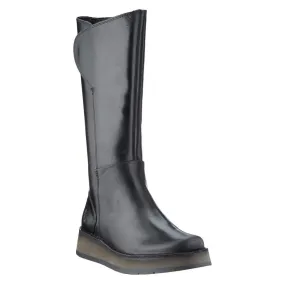 Rhea042Fly Rug Leather Women's Zip Up Mid Calf Boots