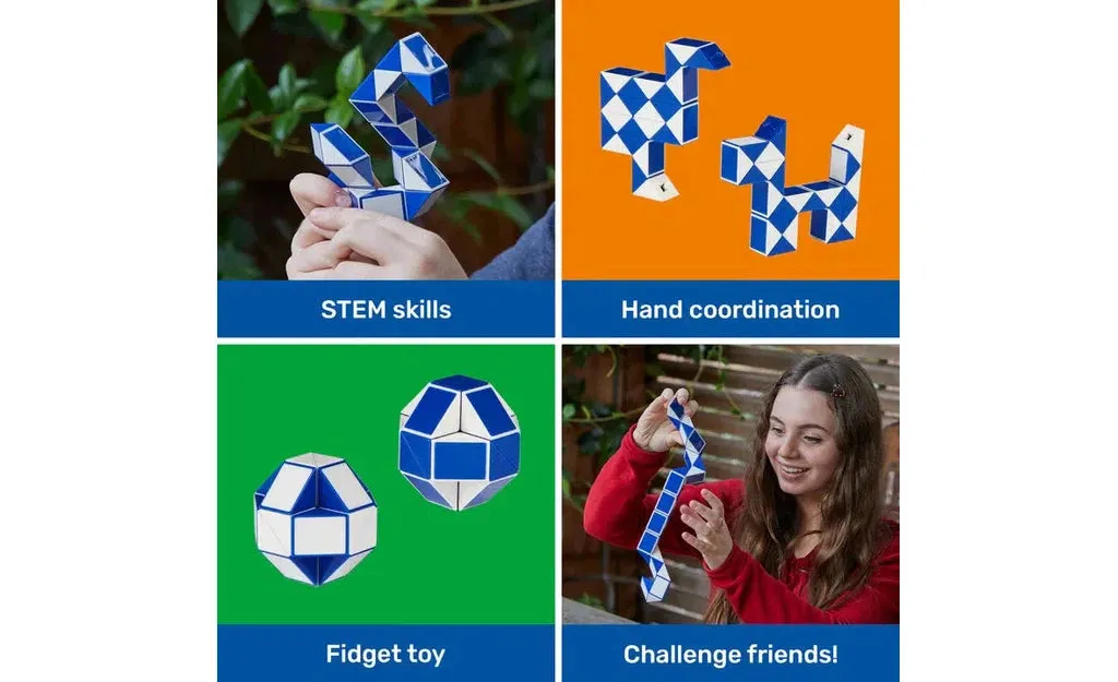 Rubik’s Connector Snake (2-Pack)