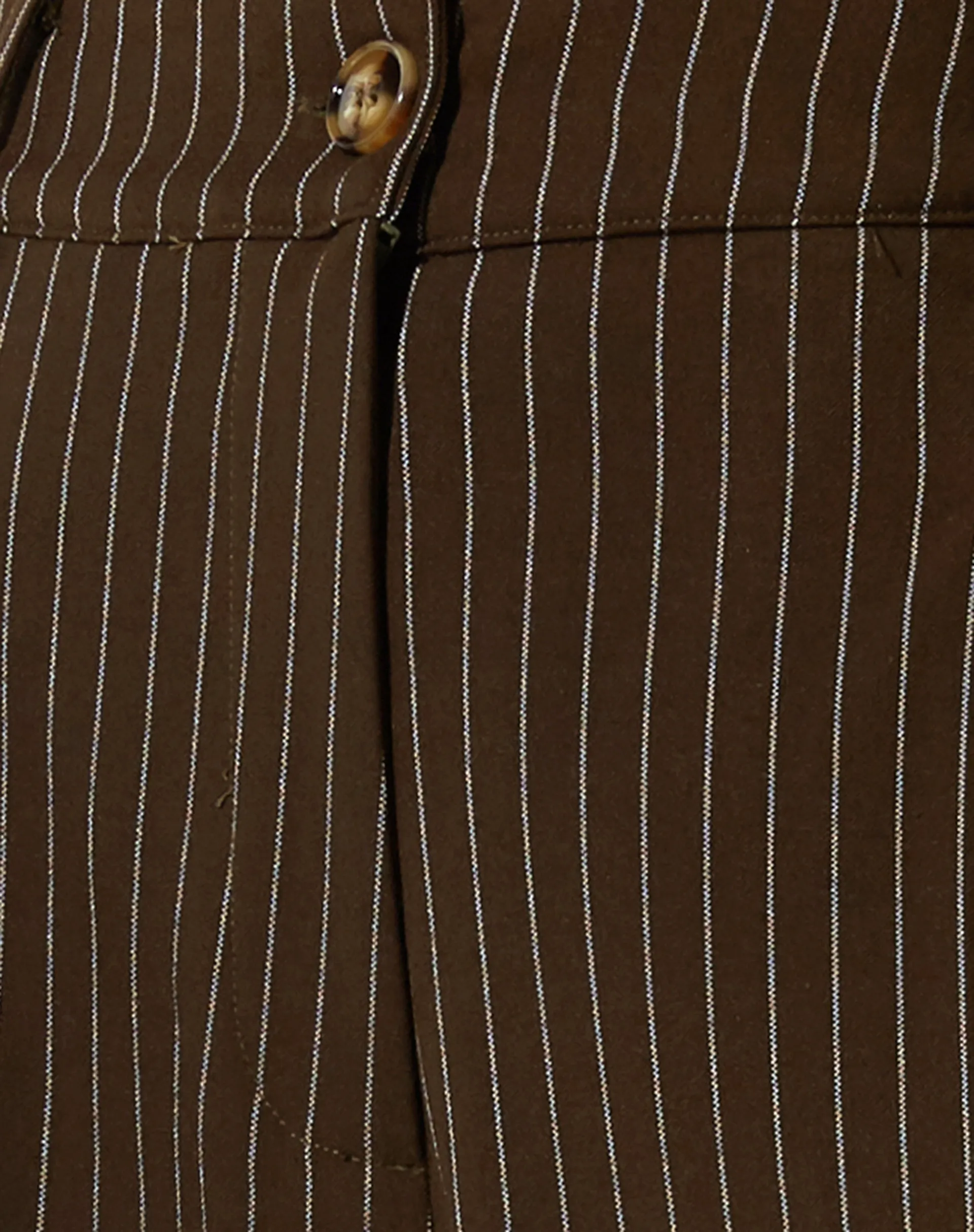 Sakila Trouser in Pinstripe Brown