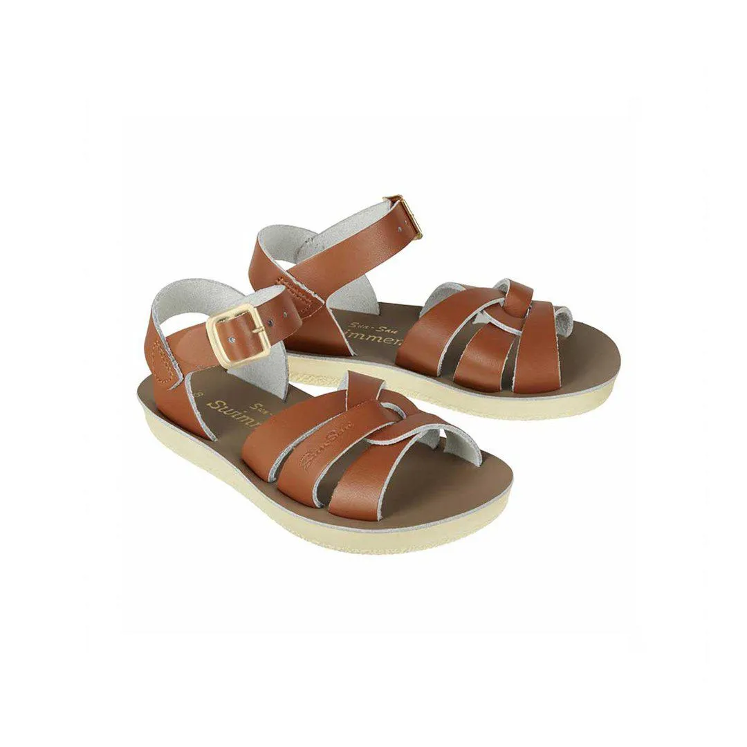 Salt-Water Sun-San Kid's Sandals - Swimmer - Tan