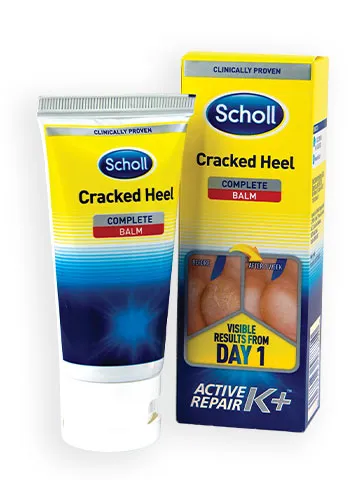 Scholl Cracked Heel Complete Balm Foot Care Dry Skin Active K  Moisturiser 60ml