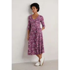 Seasalt Helena Dress Heather Sketch Buddleia