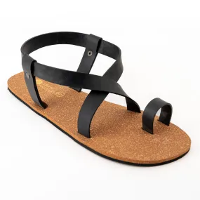 Sko Slingback Cork Brown Sandals Women