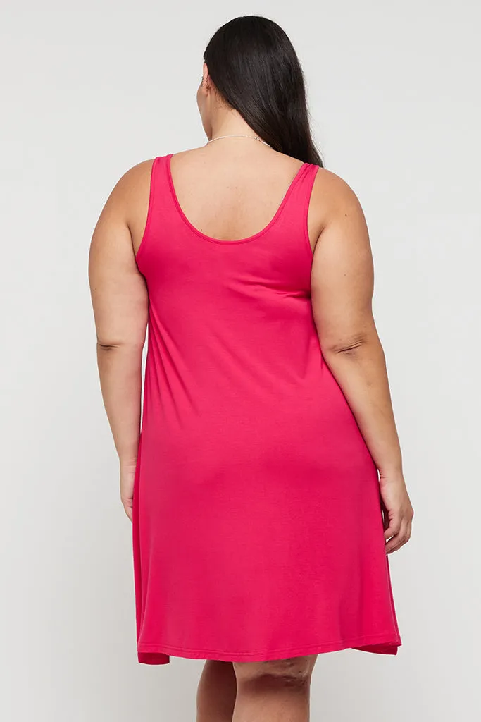 Swing Dress - Magenta