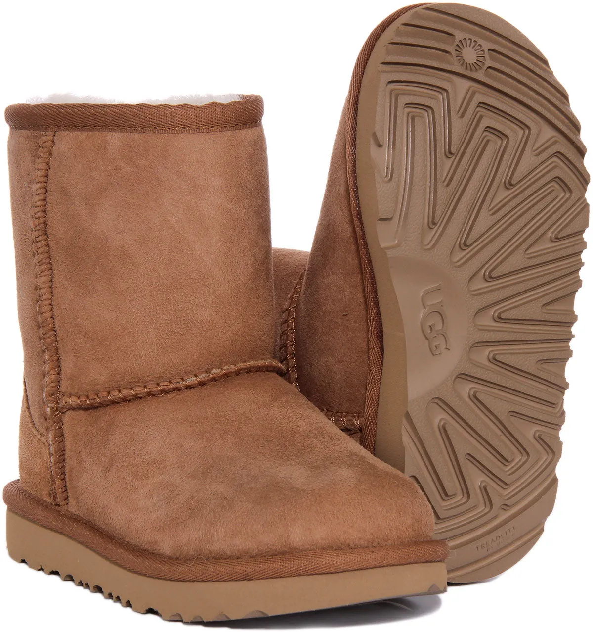 Ugg Australia T Classic II In Chestnut For Kids