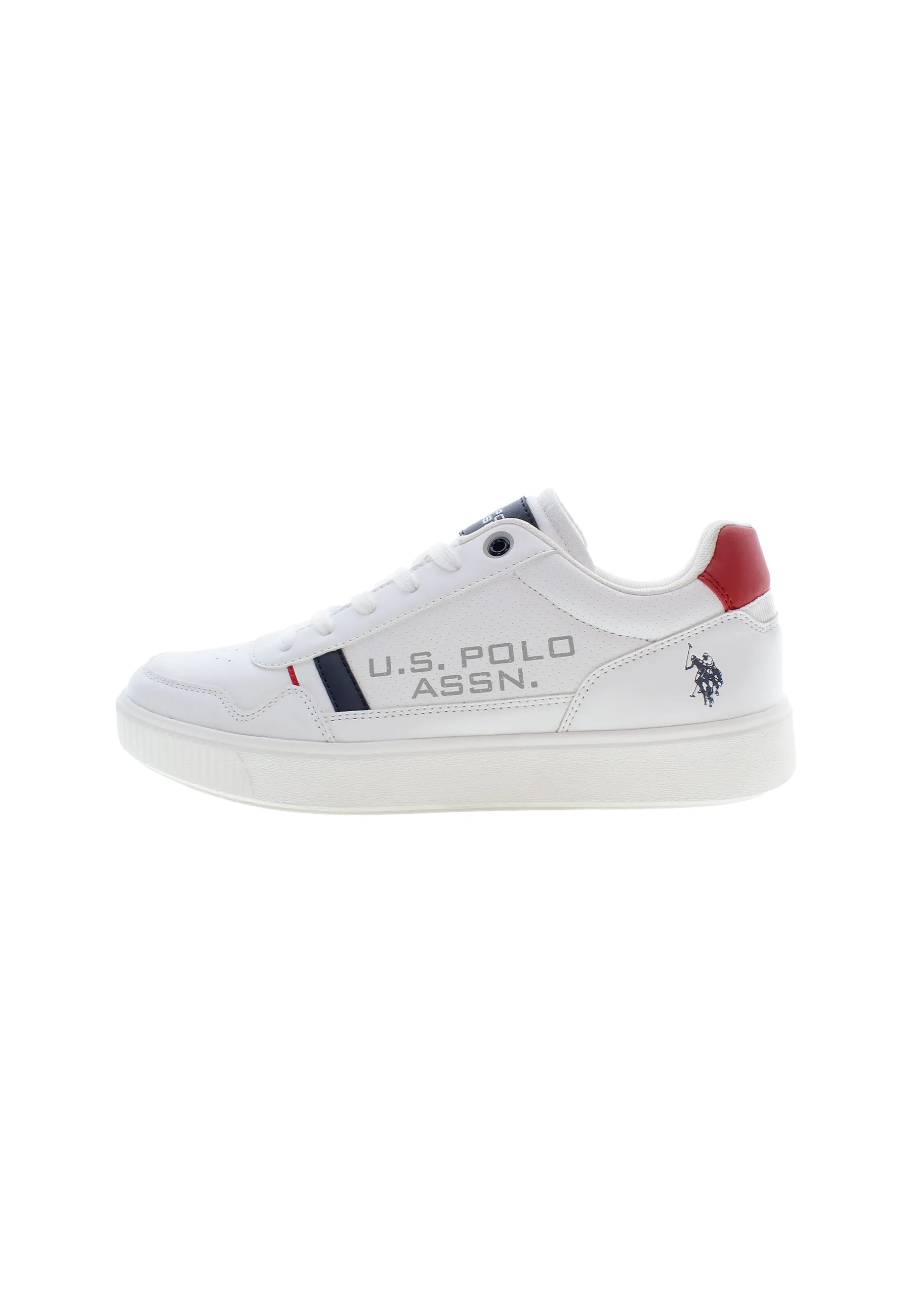 US POLO ASSN. MEN TRAINERS IN WHITE