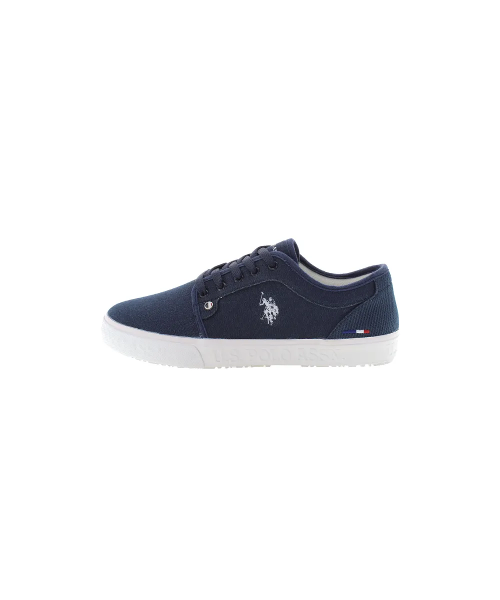 US POLO MENS CANVAS SHOE WITH USPA DETAILS AND CUPSOLE OUTSOLE