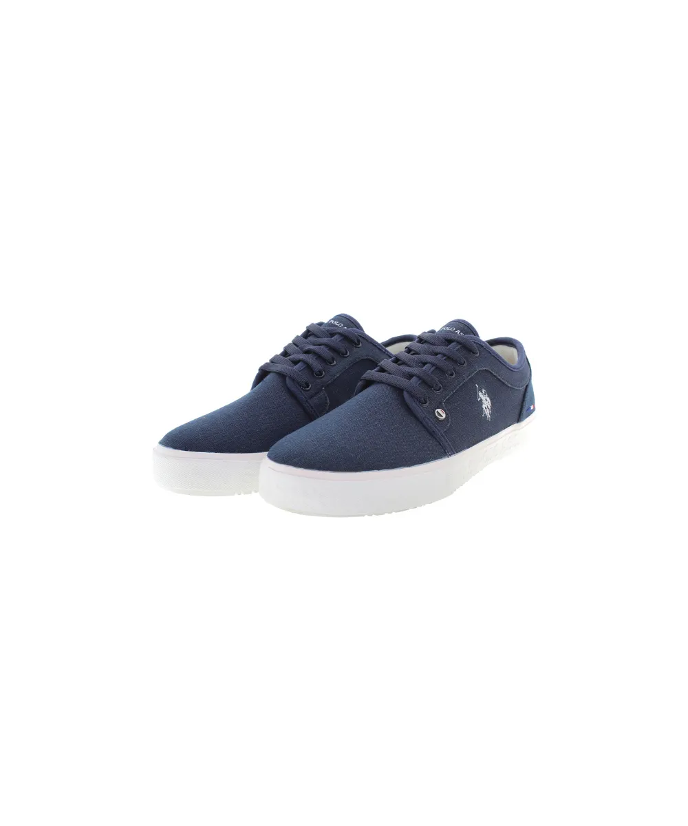 US POLO MENS CANVAS SHOE WITH USPA DETAILS AND CUPSOLE OUTSOLE