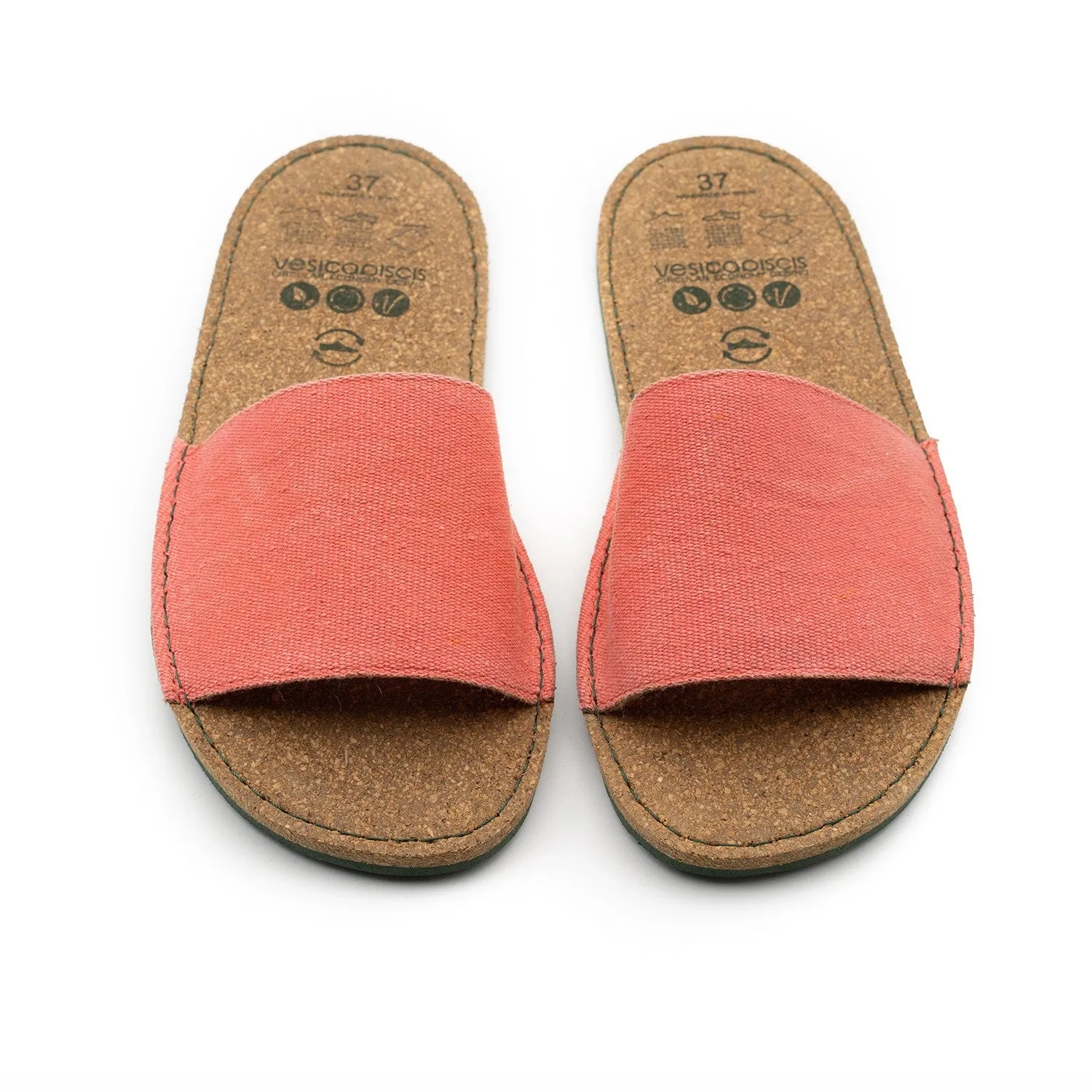 Vegan sandal pink strawberry GAN012