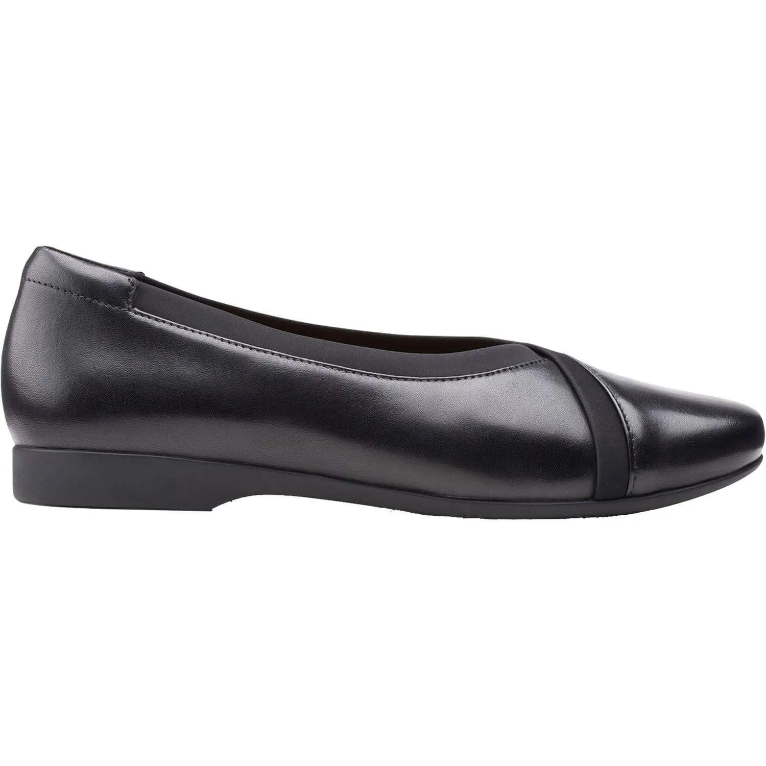 Women's Clarks Un Darcey Ease 2 Black Leather