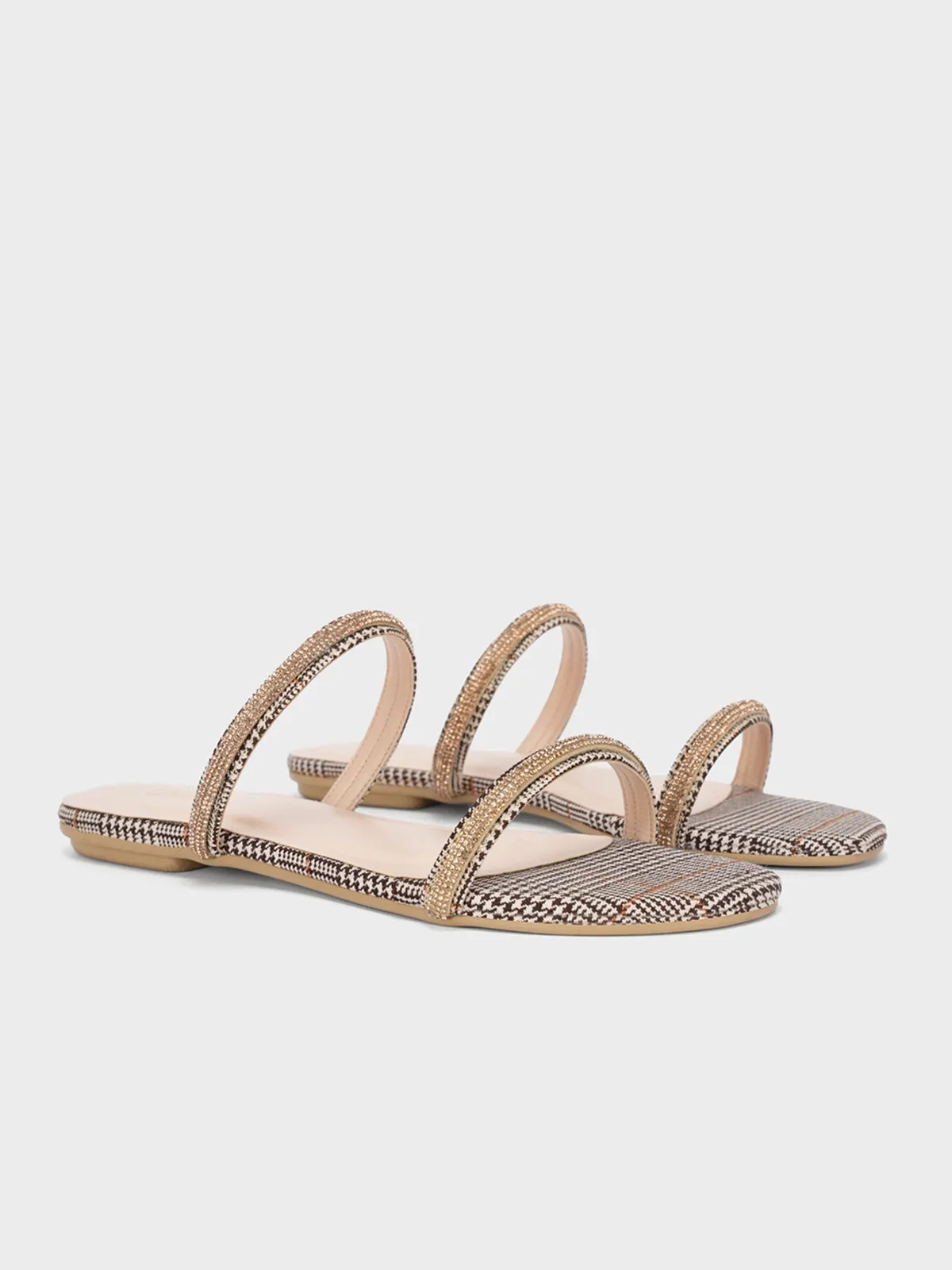 Women's "GLAUCIO" Strappy Open Toe Slippers